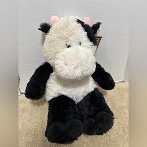 Kellytoy Cow Plush 18” Fuzzy Black & White Stuffed Animal with Tag